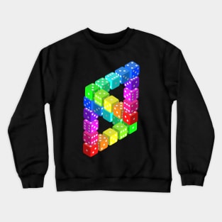 3D Dice Crewneck Sweatshirt